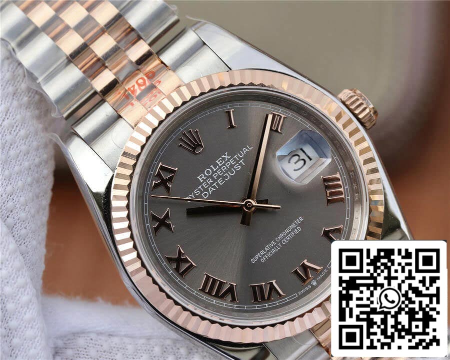 Rolex Datejust 116231-0087 36MM 1:1 Meilleure édition GM Factory Cadran argenté