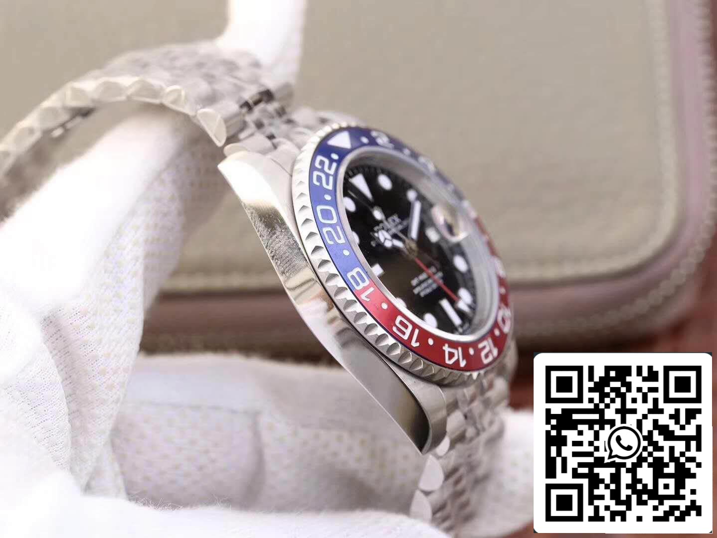 Rolex GMT-Master II 126710BLRO GM Factory 1:1 Meilleure édition suisse ETA2836 Cadran noir