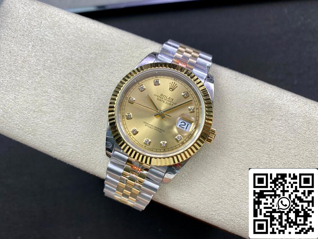 Rolex Datejust M126333-0012 1:1 Meilleure édition GM Factory Or jaune