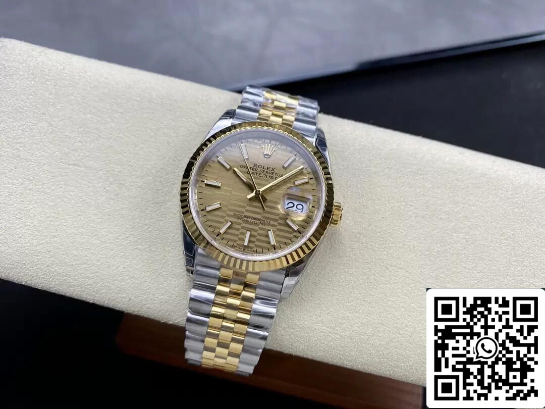 Rolex Datejust M126233-0039 36MM 1:1 Meilleure édition VS Cadran Or Usine