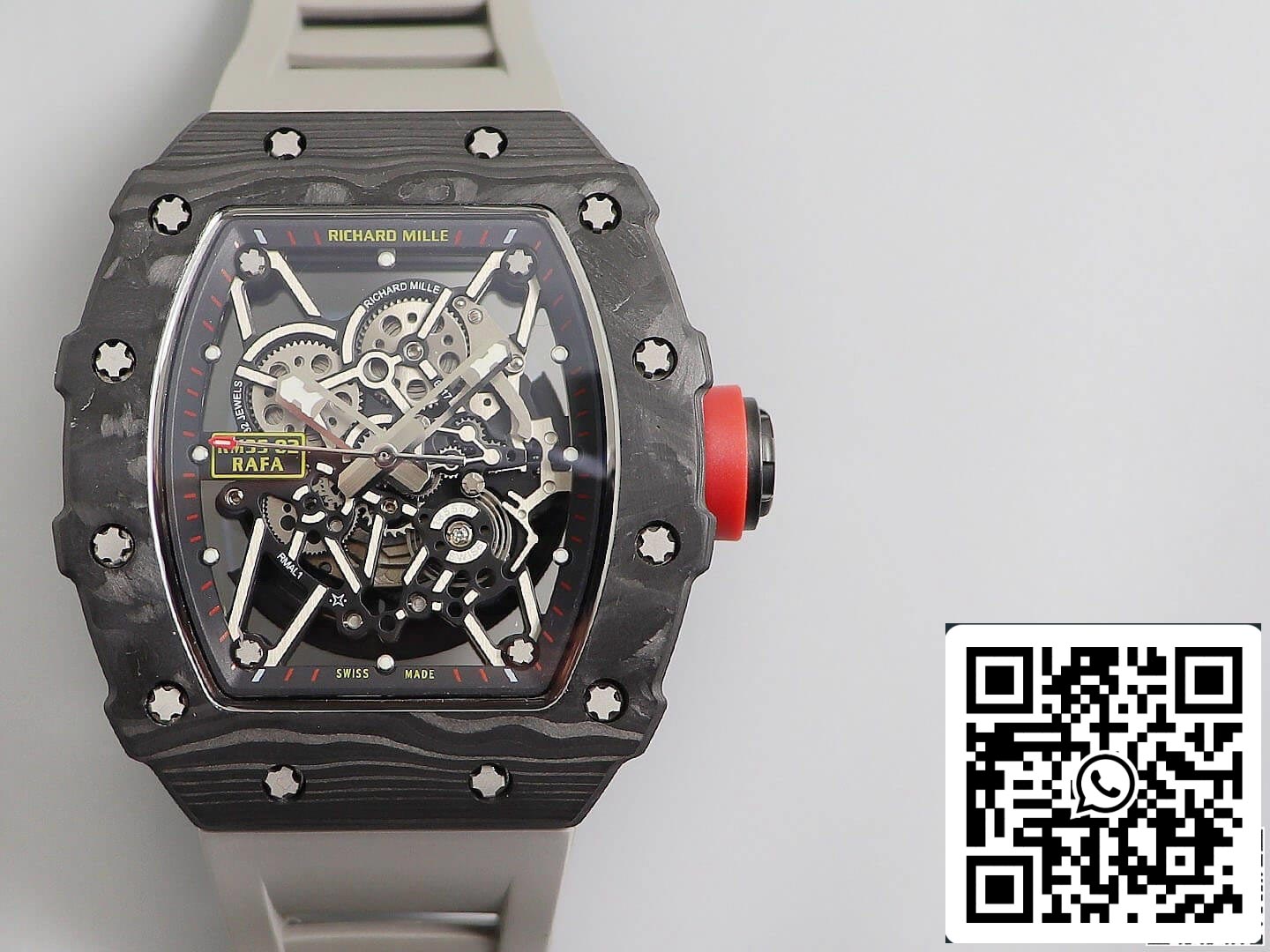 Richard Mille RM035 1:1 Best Edition KV Factory V3 Black Carbon Fiber Case