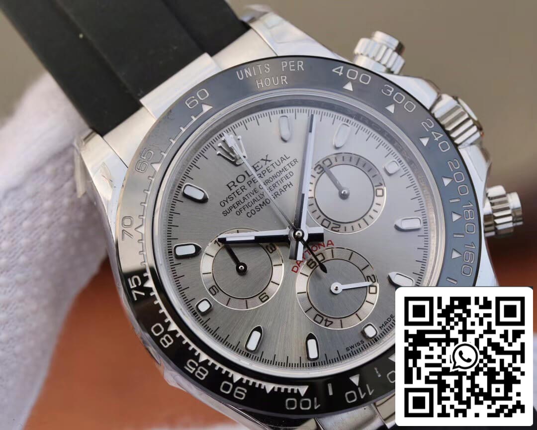 Rolex Daytona Cosmograph M116519ln 1:1 Meilleure édition JH Factory en acier inoxydable