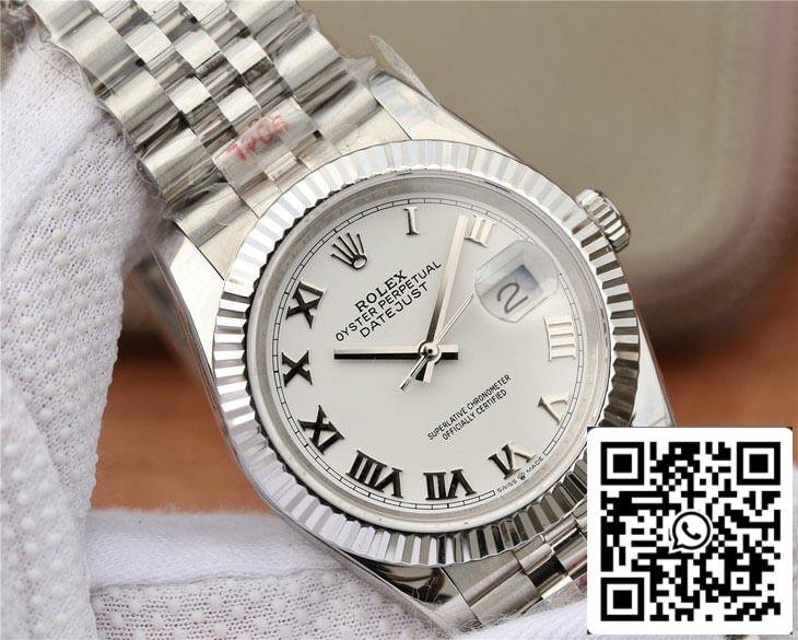 Rolex Datejust M126234-0025 1:1 Meilleure édition GM Factory Cadran blanc