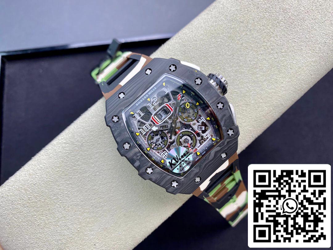 Richard Mille RM 011 1 1 Best Edition KV Factory V2 Carbon Fiber