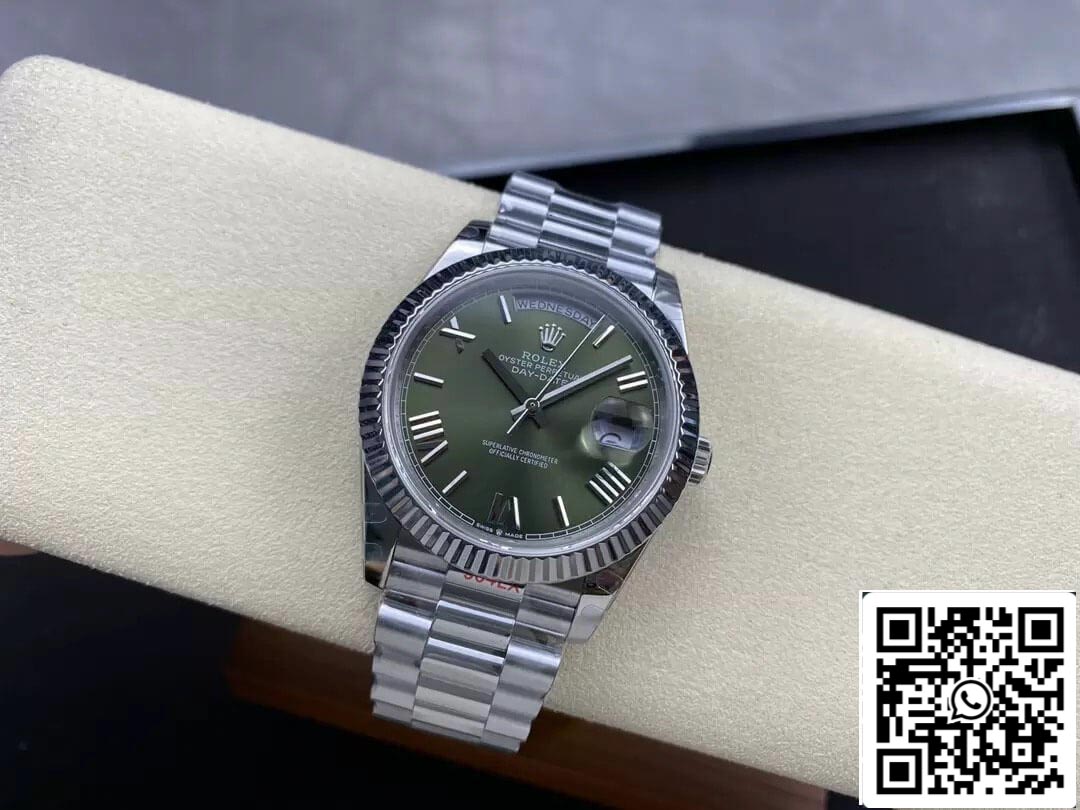 Rolex Day Date M228236-0008 1:1 Meilleure édition GM Factory V2 Cadran vert