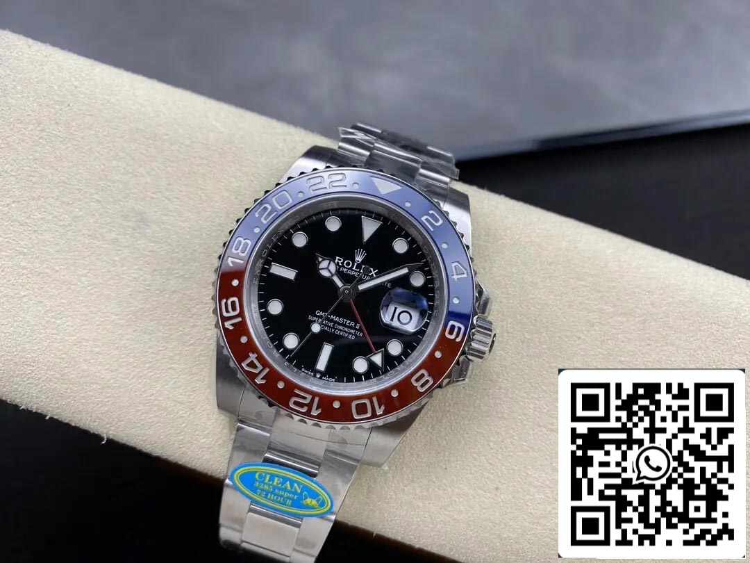 Rolex GMT Master II M126710BLRO-0002 1:1 Meilleure édition Clean Factory V3 Cadran noir