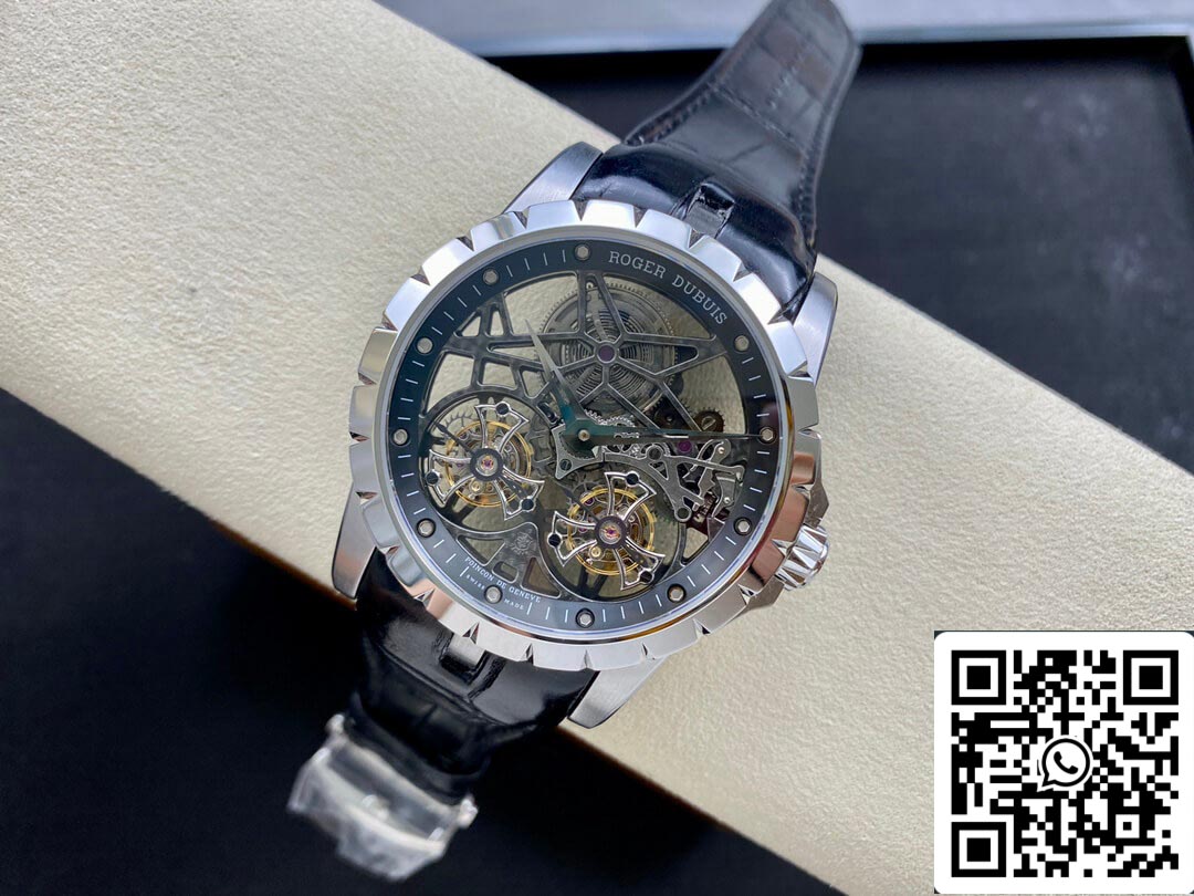 Roger Dubuis Excalibur RDDBEX0396 1:1 Best Edition YS Factory Skeleton Double Tourbillon Dial