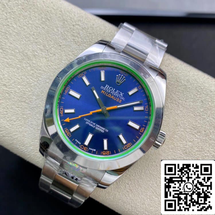 Rolex Milgauss 116400GV AR Factory 1:1 Meilleure édition suisse ETA3131