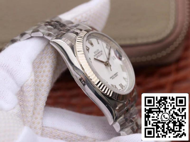 Rolex Datejust 116234 36mm AR Factory 1:1 Best Edition Swiss ETA3135 White Dial