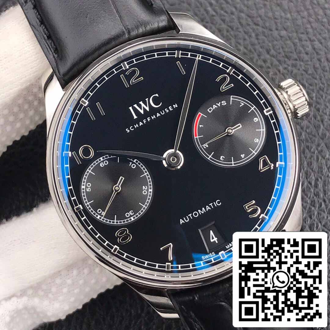 IWC Portugieser IW500109 1:1 Best Edition ZF Factory schwarzes Zifferblatt