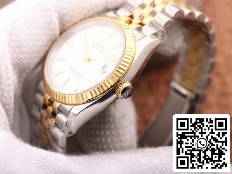 Rolex Datejust M126233-0019 1:1 Meilleure édition EW Factory Cadran blanc Suisse ETA3235