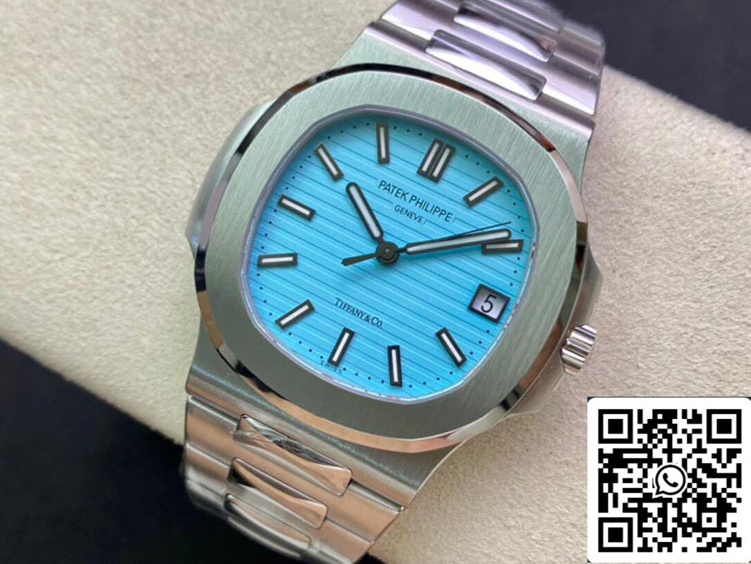 Patek Philippe Nautilus 5711/1A-018 170th Anniversary 1:1 Best Edition PPF Factory Tiffany Blue Dial