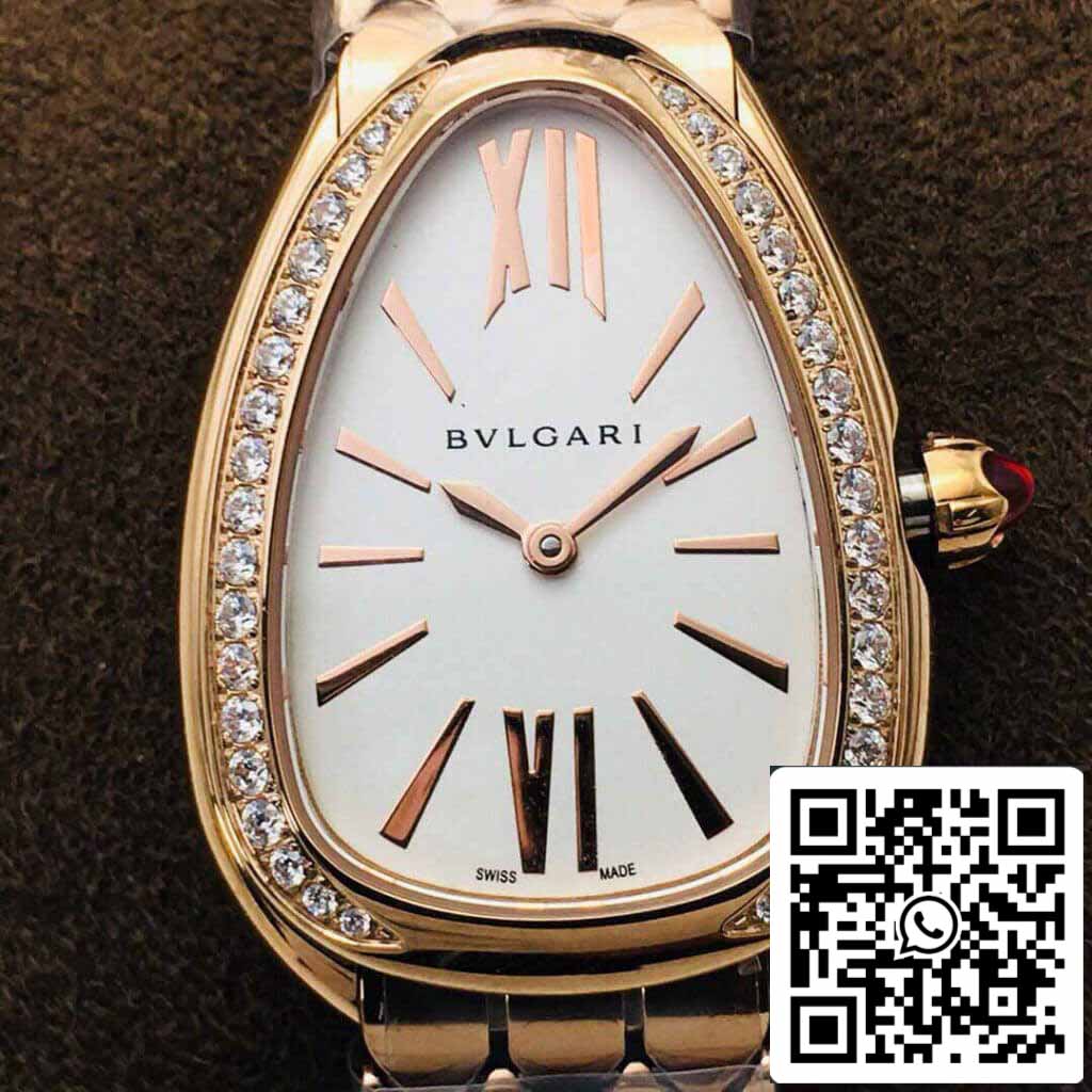 Bvlgari Serpenti 103146 1:1 Best Edition BV Factory Silver White Dial