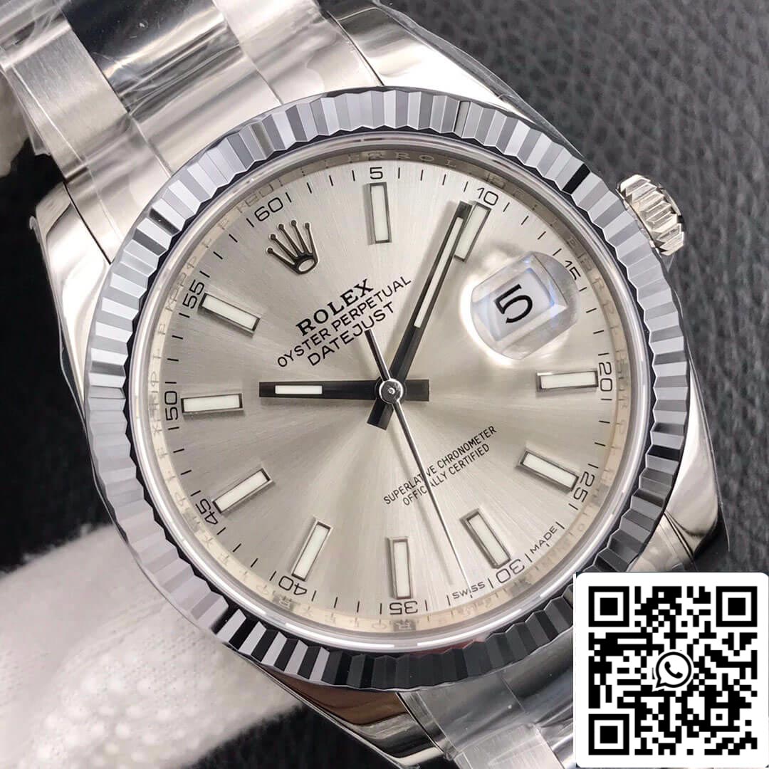 Rolex Datejust M126334-0003 1:1 Best Edition VS Factory Silver Dial