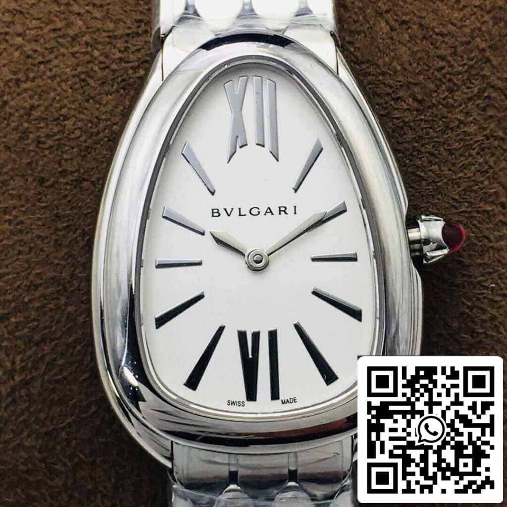 Bvlgari Serpenti 103141 1:1 Best Edition BV Factory Silver White Dial
