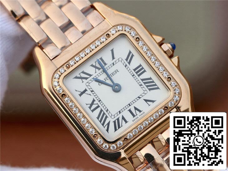 Panthère De Cartier W3PN0007 27MM 1:1 Meilleure édition BV Factory Cadran blanc