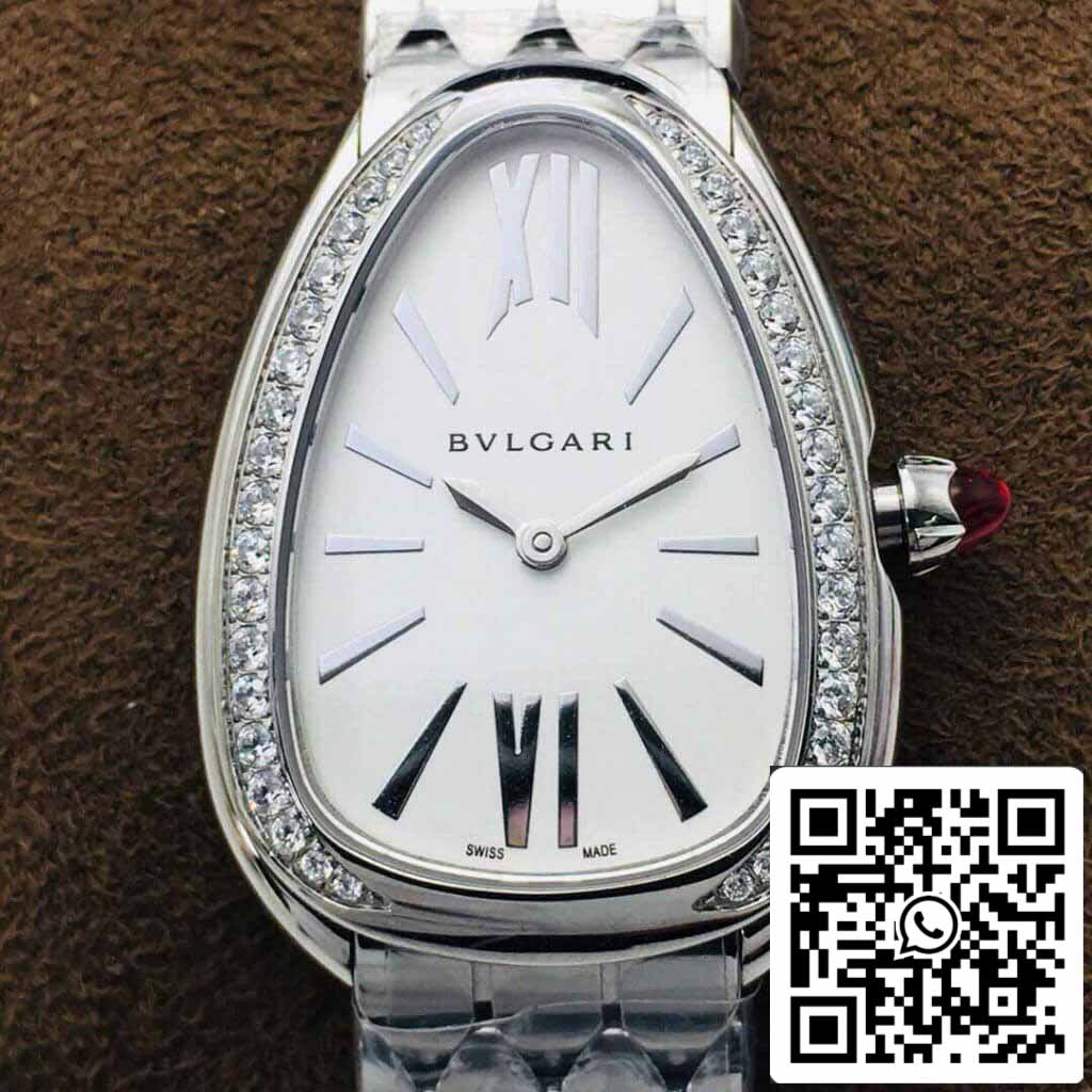 Bvlgari Serpenti 103361 1:1 Best Edition BV Factory Silver White Dial