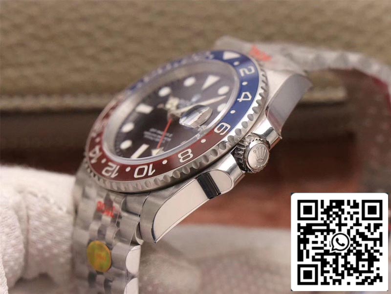 Rolex GMT Master II 126710BLRO-0001 1:1 Meilleure édition Noob Factory Cadran noir Suisse ETA3285