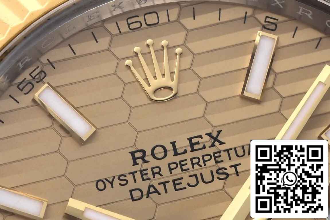 Rolex Datejust 41MM M126333-0021 1:1 Best Edition Clean Factory Gold Zifferblatt