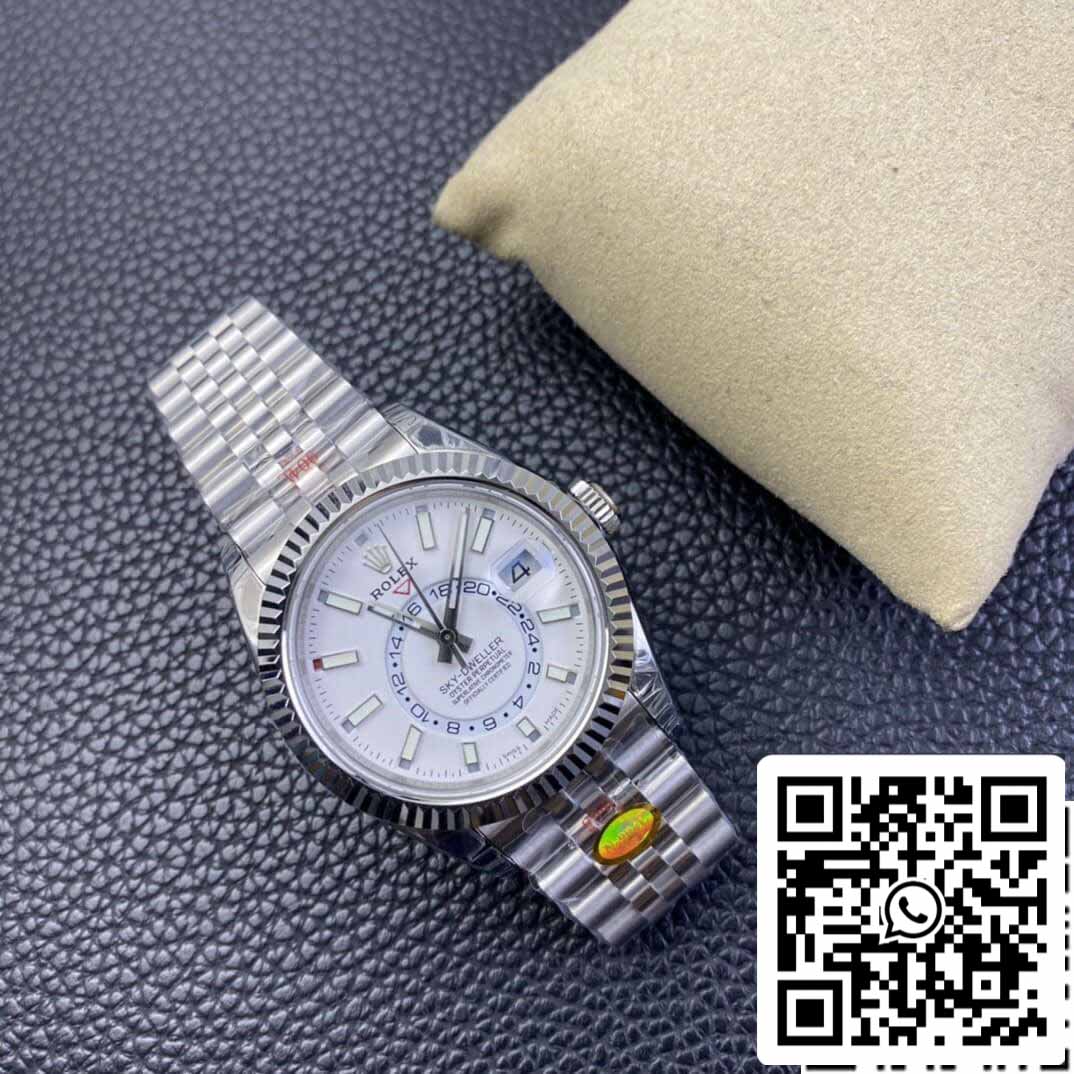 Rolex Sky Dweller M326934-0002 1:1 Best Edition Noob Factory V2 Weißes Zifferblatt