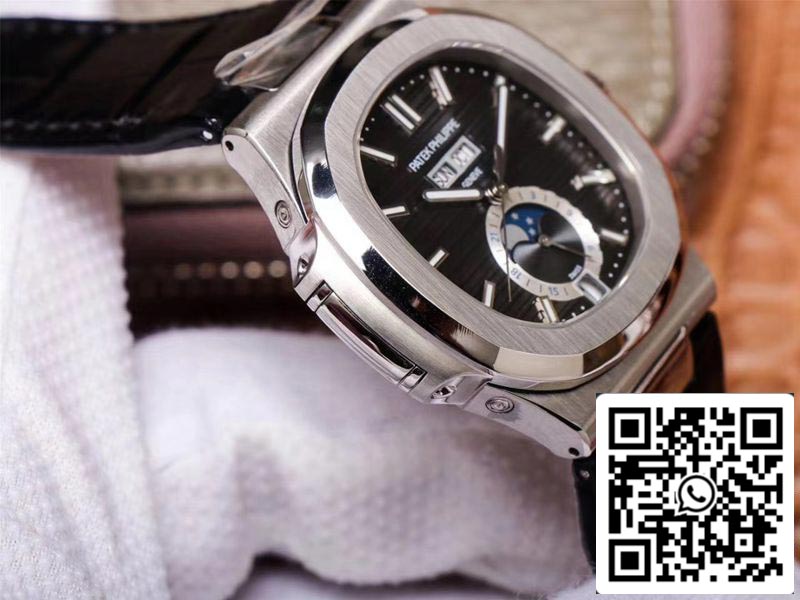 Patek Philippe Nautilus 5726A-001 1:1 Best Edition PF Factory Black Strap Swiss ETA324