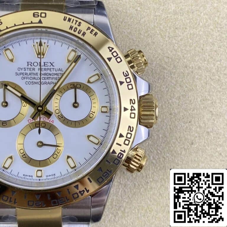 Rolex Cosmograph Daytona M116503-0001 1:1 Meilleure édition Clean Factory Cadran blanc