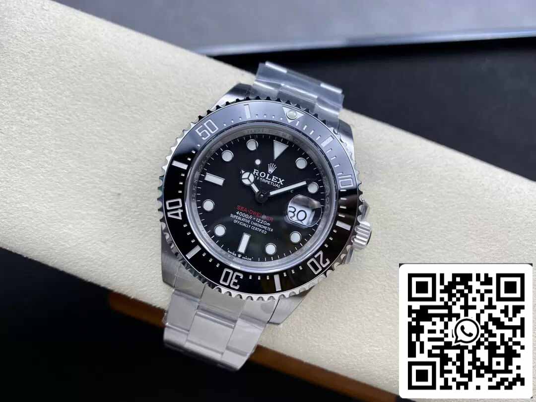 Rolex Sea Dweller M126600-0002 1:1 Meilleure édition VS Factory Cadran noir