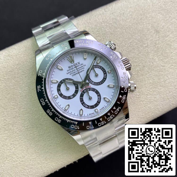 Rolex Cosmograph Daytona M116500LN-0001 1:1 Best Edition Clean Factory Weißes Zifferblatt