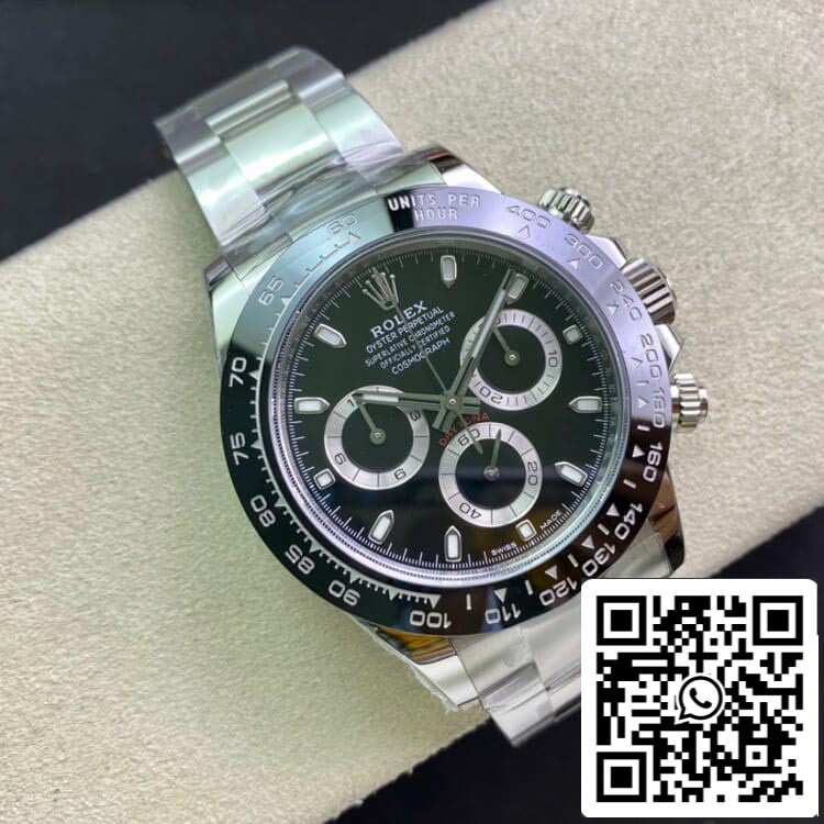 Rolex Cosmograph Daytona M116500LN-0002 1:1 Meilleure édition Clean Factory Cadran noir