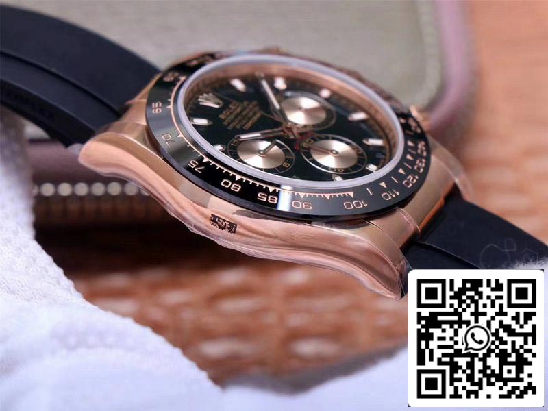 Rolex Daytona M116515LN-0017 1:1 Meilleure édition Noob Factory Cadran noir Suisse ETA4130