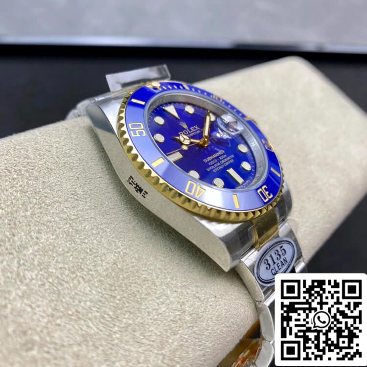 Rolex Submariner 116613LB-97203 1:1 Meilleure édition Clean Factory V4 Lunette bleue