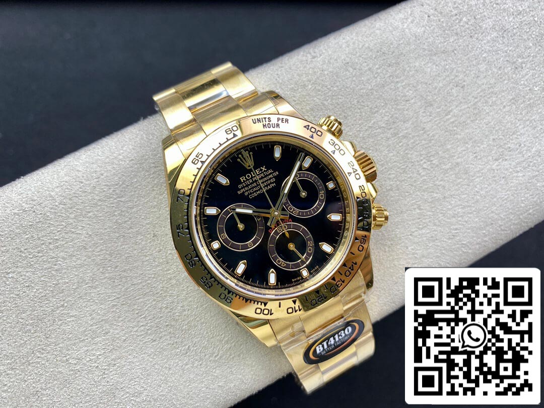 Rolex Daytona M116508-0004 1:1 Meilleure édition BT Factory Or jaune