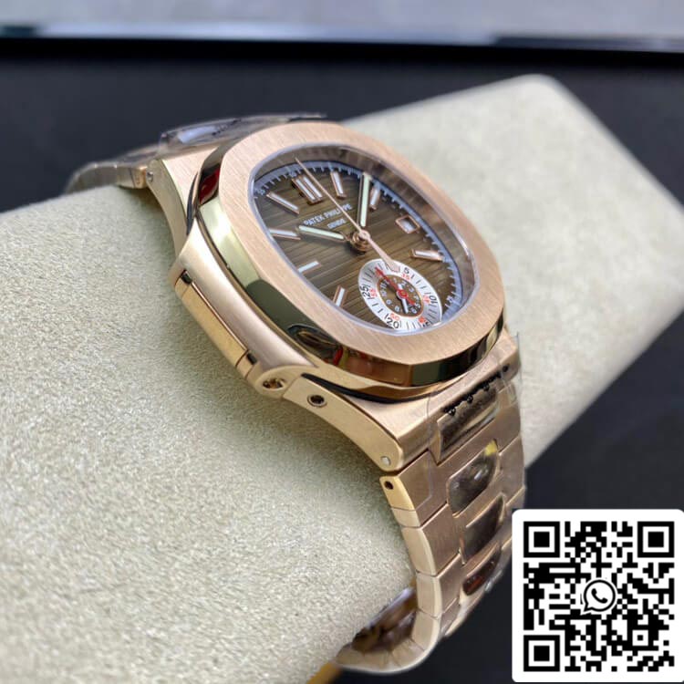 Patek Philippe Nautilus 5980-1R 1:1 Best Edition 3K Factory V2 Rose Gold
