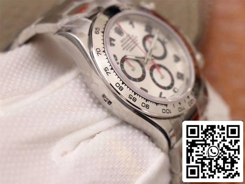 Rolex Daytona Cosmograph 116509-78599 1:1 Meilleure édition Noob Factory Cadran blanc Suisse ETA4130