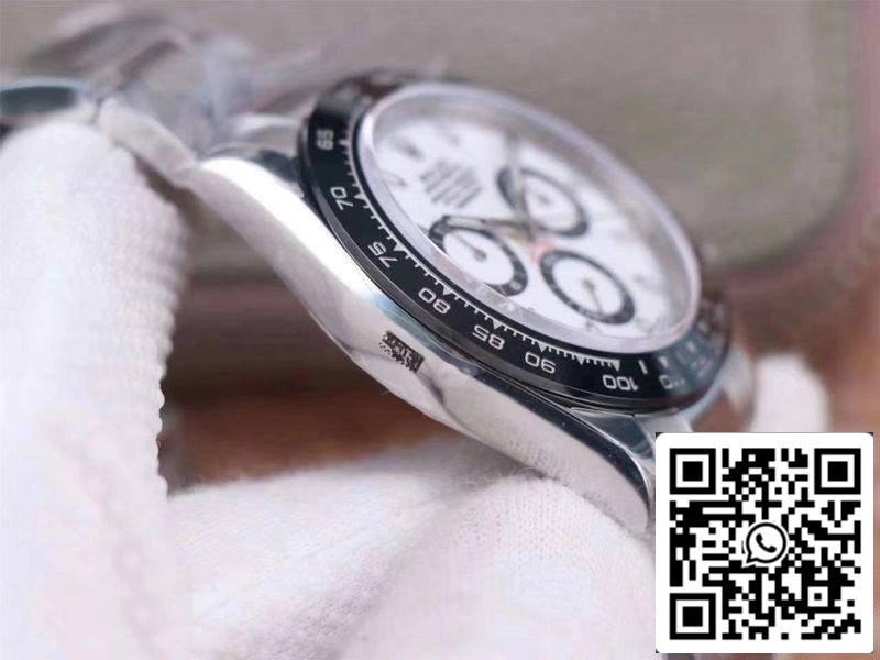 Rolex Cosmograph Daytona M116500LN-0001 1:1 Best Edition Noob Factory, weißes Zifferblatt, Schweizer ETA4130