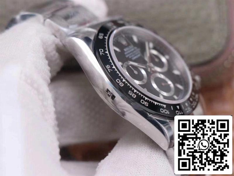 Rolex Cosmograph Daytona M116500LN-0002 1:1 Best Edition Noob Factory Schwarzes Zifferblatt Schweizer ETA4130