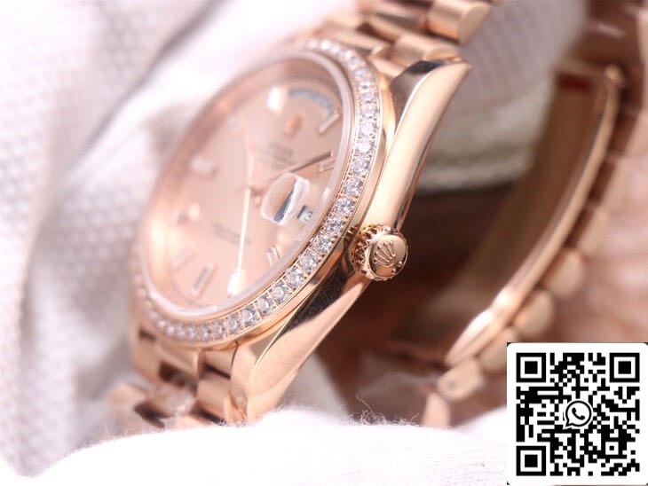 Rolex Day Date M228345RBR-0007 1:1 Best Edition EW Factory Rose Gold