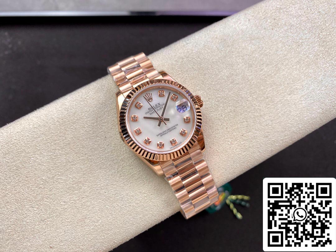 Rolex Datejust M278275-0009 31MM 1:1 Best Edition EW Factory Rose Gold