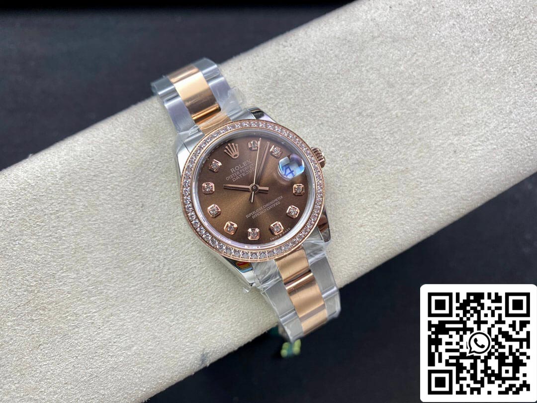 Rolex Datejust M278381RBR-0027 31MM 1:1 Best Edition EW Factory Brown Dial