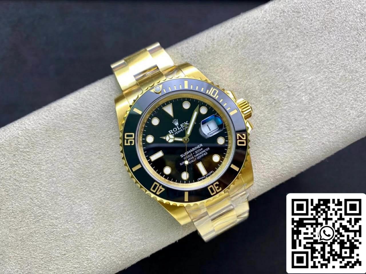 Rolex Submariner 116618LN-97208 40 mm mouvement 3135 VS cadran noir d'usine