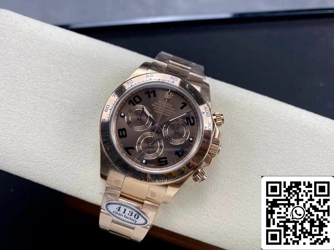 Rolex Cosmograph Daytona M116505-0011 1:1 Best Edition Clean Factory Rose Gold