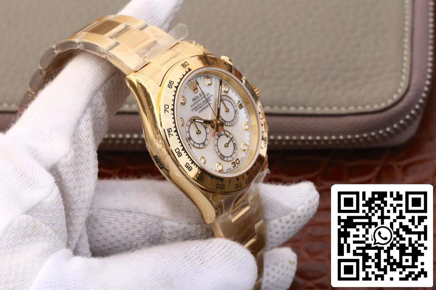 Rolex Daytona Cosmograph 116528-78598 1:1 Meilleure édition JH Factory Cadran diamants