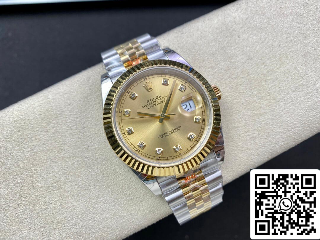 Rolex Datejust M126333-0012 1:1 Meilleure édition GM Factory Or jaune