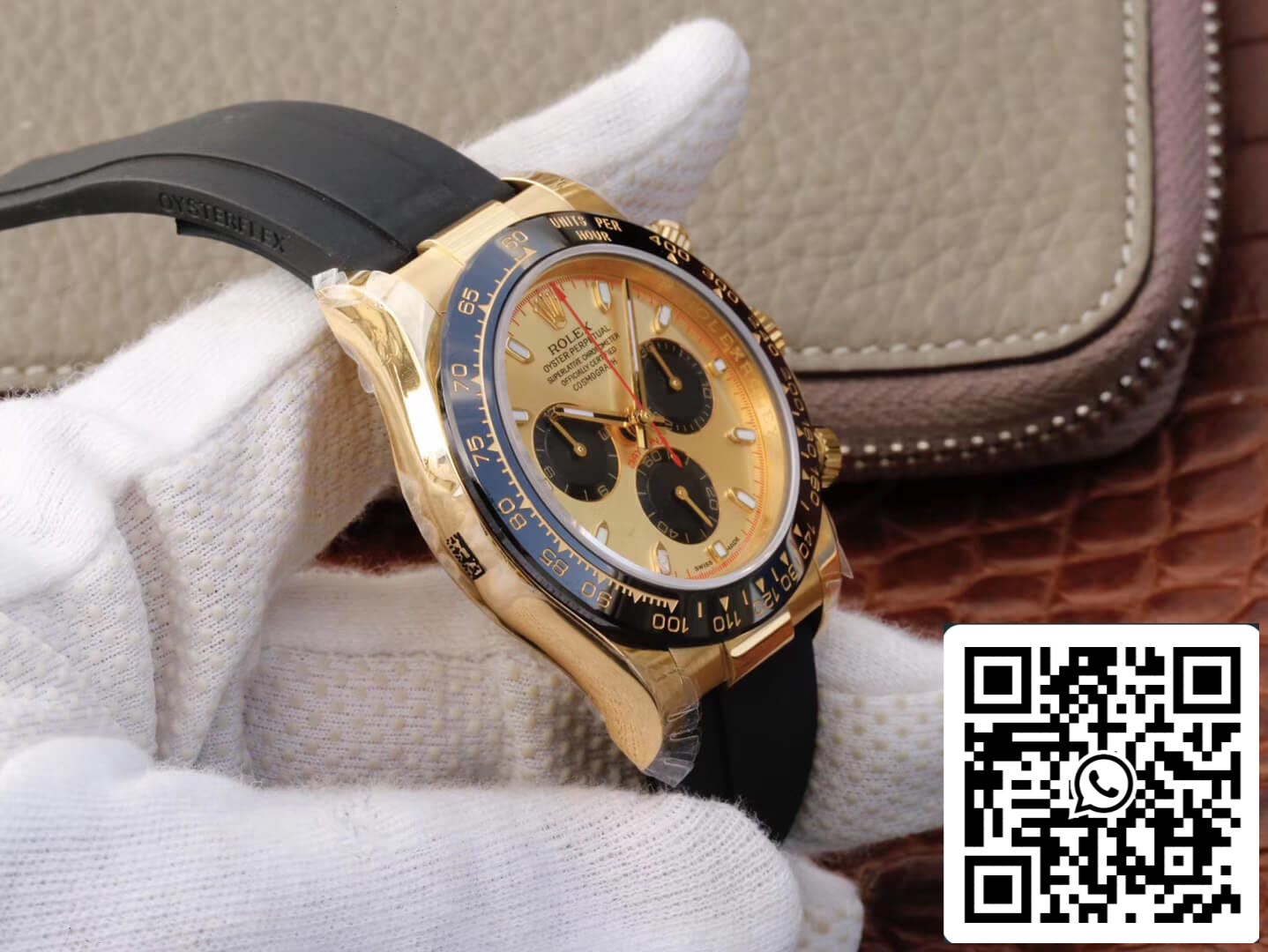 Rolex Daytona Cosmograph 116518ln 1:1 Meilleure édition JH Factory V6 Cadran en or jaune