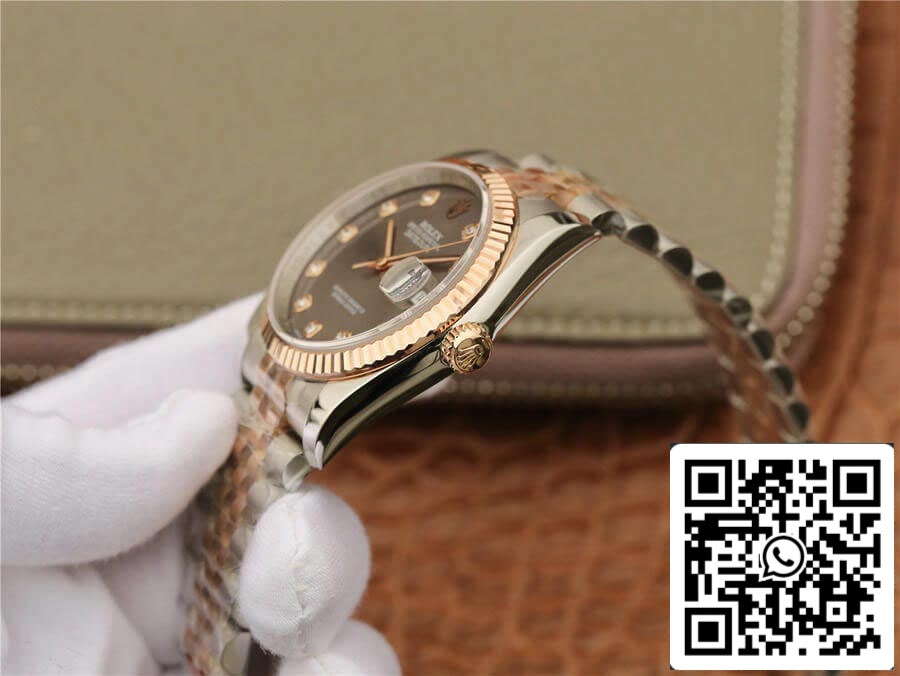 Rolex Datejust 116231 1:1 Best Edition GM Factory Diamantbesetztes Zifferblatt