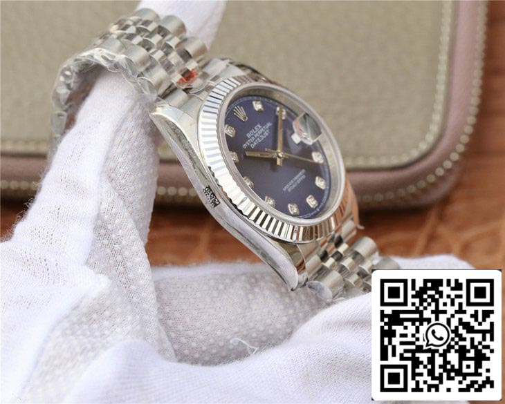 Rolex Datejust M126234-0037 1:1 Meilleure édition GM Factory Cadran bleu serti de diamants