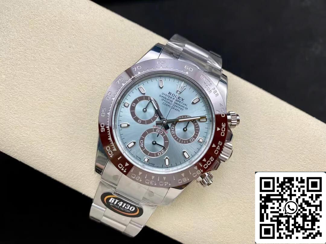 Rolex Daytona M116506-0001 1:1 Meilleure édition BT Factory Cadran bleu clair