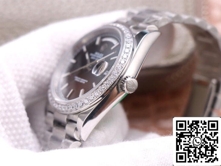 Rolex Day Date M228349RBR-0002 1:1 Best Edition EW Factory 18ct White Gold