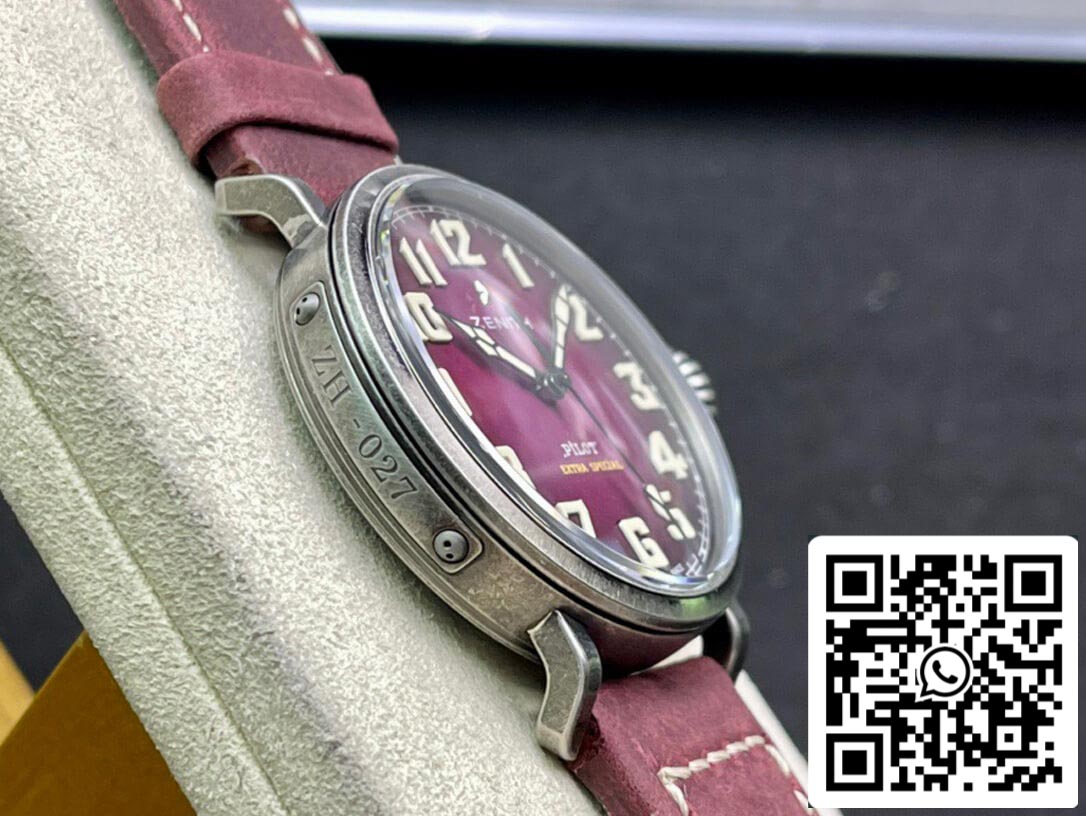 Zenith Pilot 11.2430.679.21.C801 XF Factory 1:1 Best Edition Swiss ETA9015 Pink dial