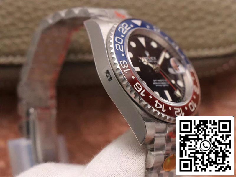 Rolex GMT Master II 126710BLRO-0001 1:1 Meilleure édition Noob Factory Cadran noir Suisse ETA3285